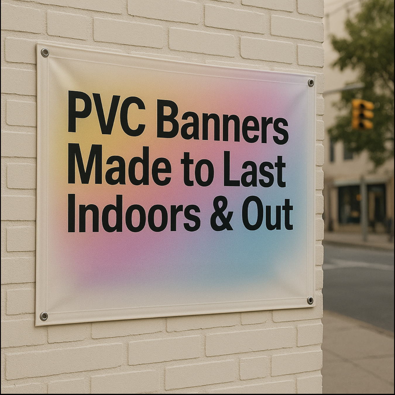 PVC Banners with Eyelets