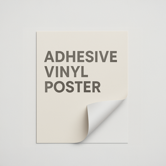 Adhesive Vinyl Poster